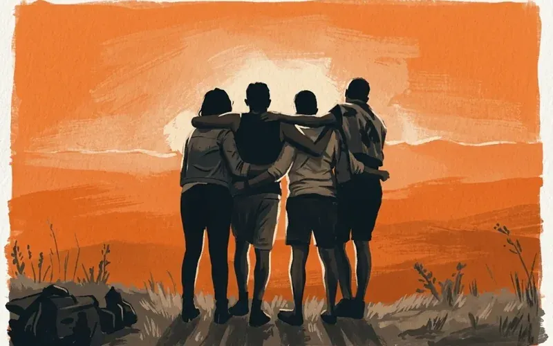 Making Friends illustration